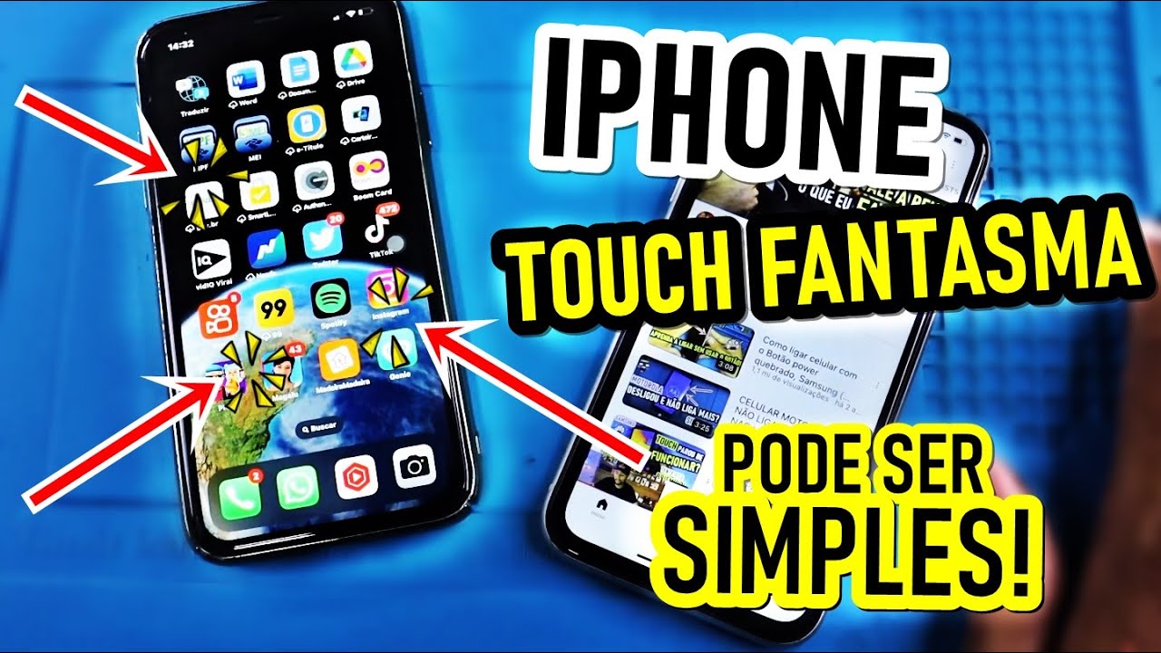 iPhone TOUCH FANTASMA ( tela mexendo sozinha ) Solução simples!