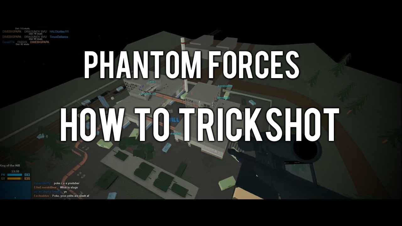 PHANTOM FORCES || HOW TO TRICKSHOT (Tutorial)