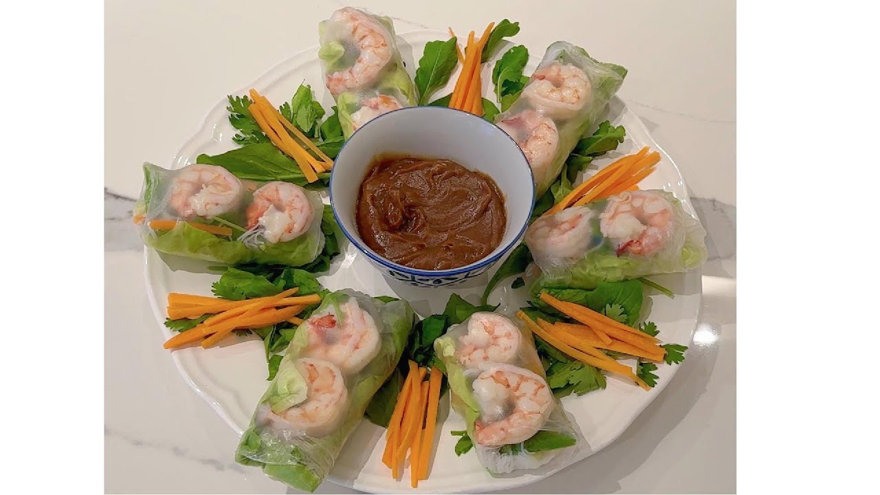 THE PERFECT SUMMER DISH VIETNAMESE SPRING ROLLS Gỏi cuốn #springroll #recipe #food #summer #vietnam