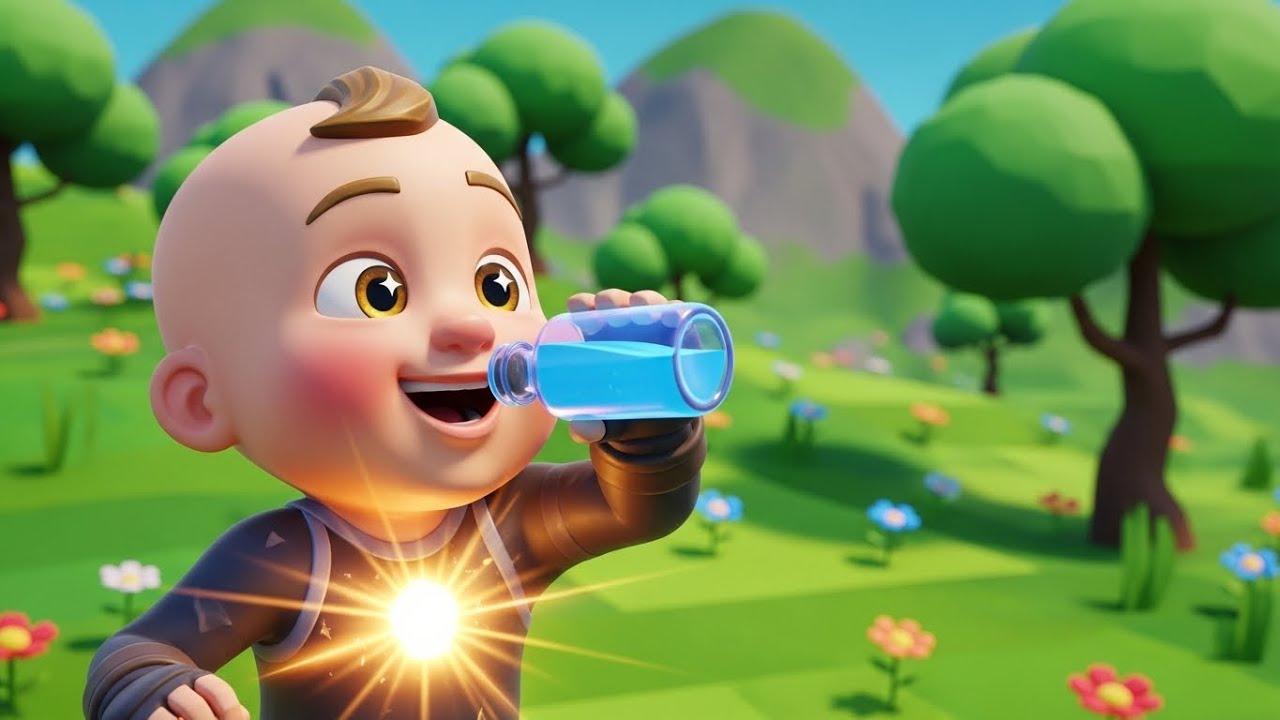 O bebê do Fortnite perdeu sua poção de escudo 🍼🛡️ | Canção Divertida para Crianças