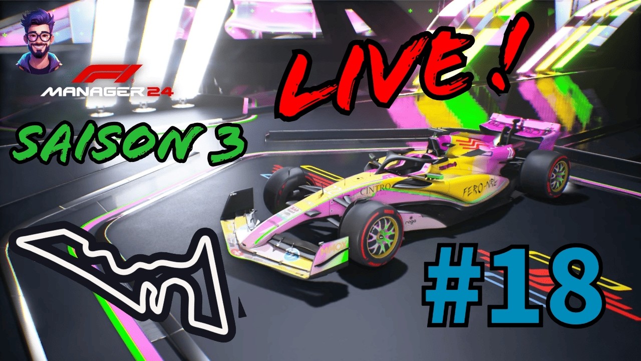 🔴 F1 Manager 24 / GP des USA / Commençons à prévoir la saison suivante !