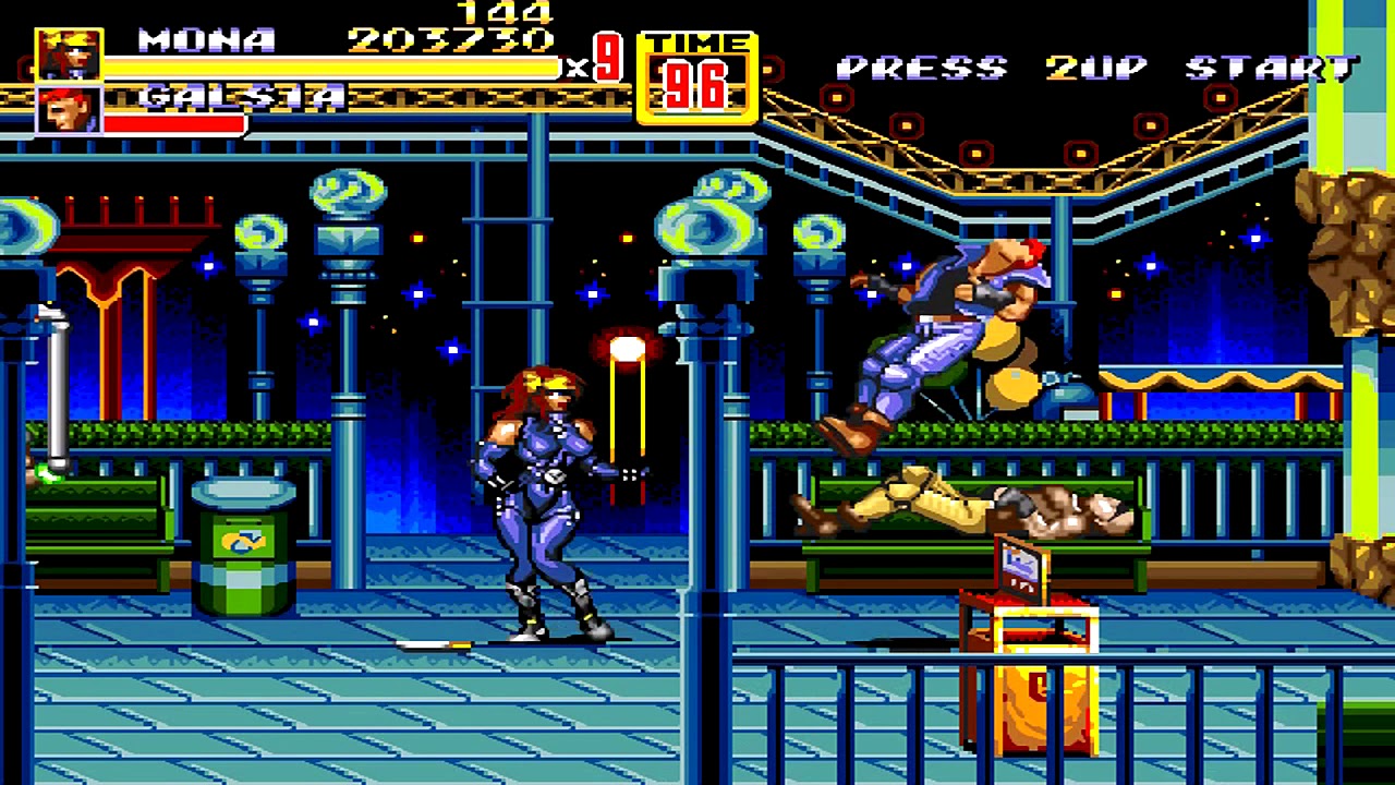 Streets of Rage 2 - Mona playthrough