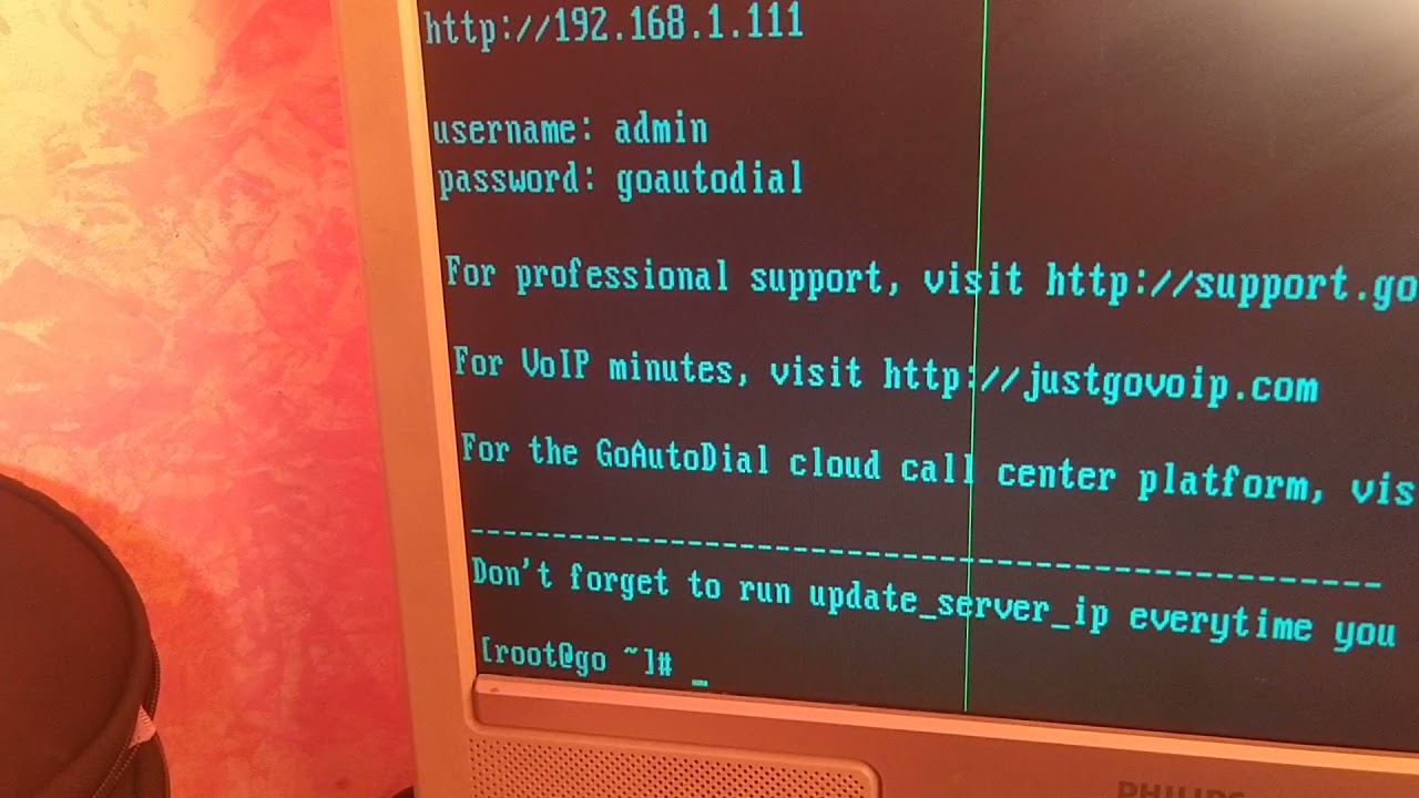 configuration serveurs Goautodial 3.3