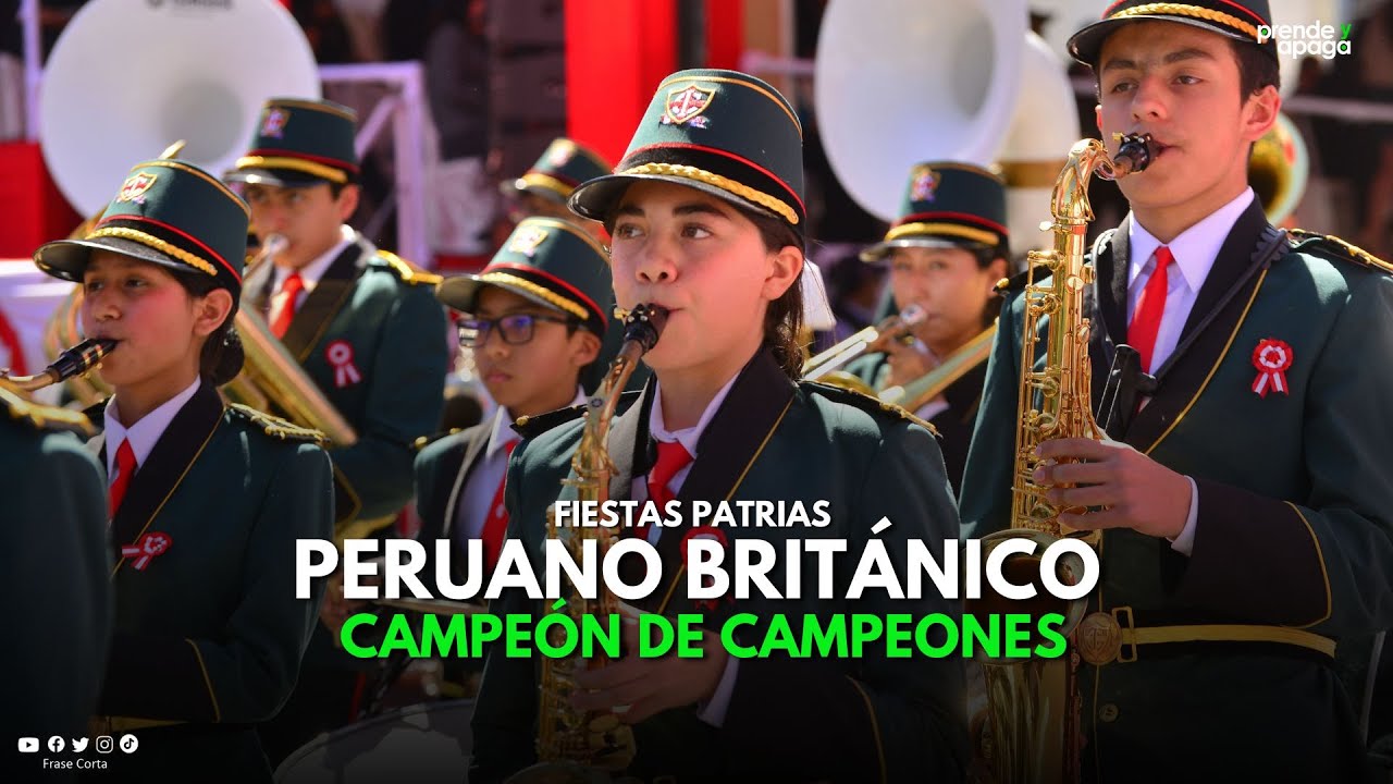 #Arequipa: Colegio Internacional Peruano Británico - Yanahuara - Desfile Campeón de Campeones 2025
