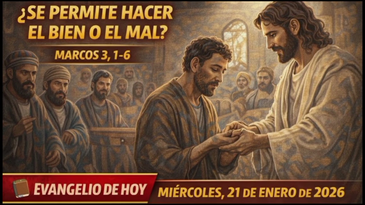 📖 CUANDO LA LEY SE PONE ANTES QUE EL AMOR | EVANGELIO DE HOY | MIÉRCOLES 21 DE ENERO DE 2026