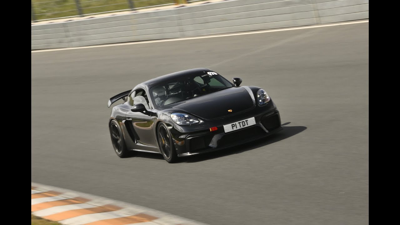 Porsche 718 Cayman GT4 MR @ CM.com Circuit Zandvoort, Parabolica Events, May 2023