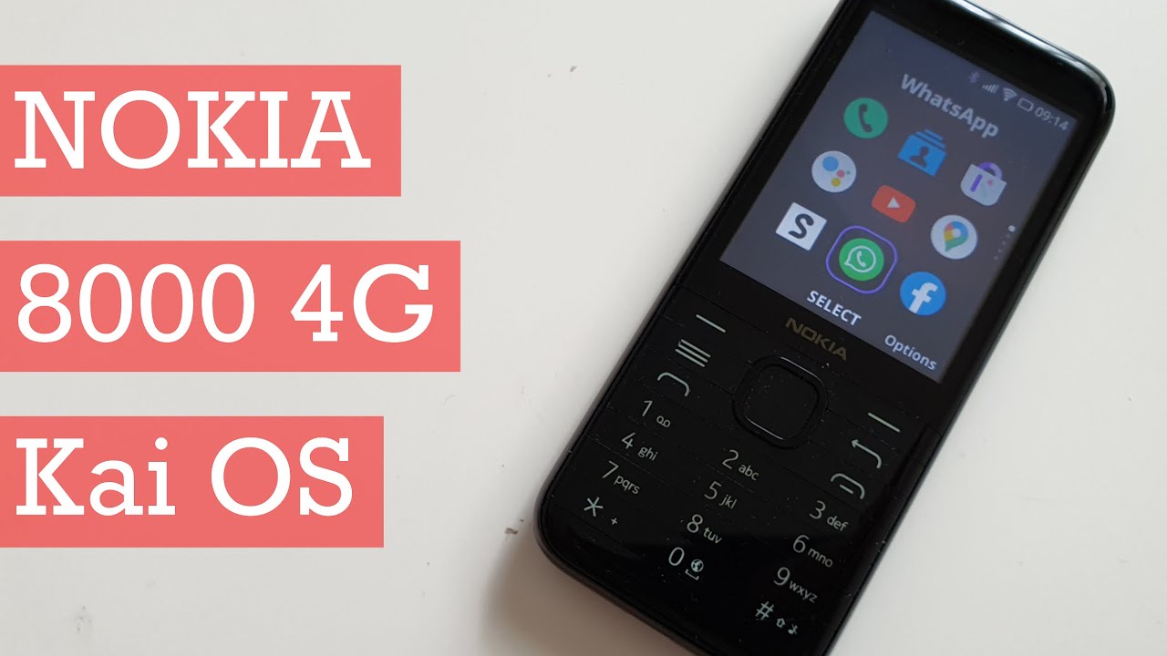 Nokia 8000 4G with Kai OS - My Thoughts