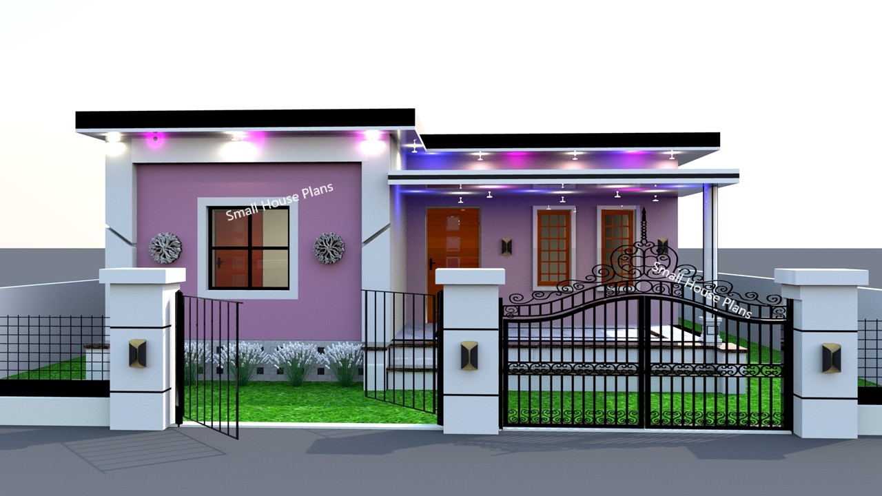 2 BHK Low Budget India House Design | कम जगह में 2 कमरों वाला शानदार घर का डिजाईन @smallhouseplan