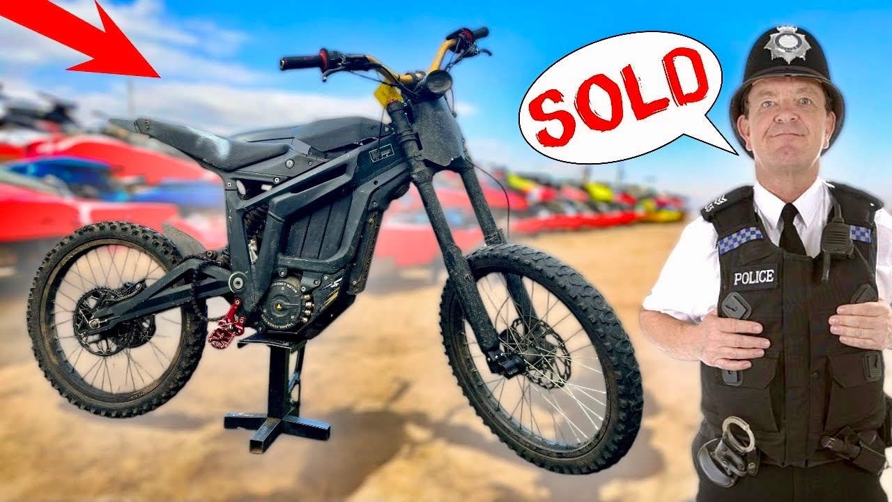 We Bought A Electric DIRT BIKE... From The POLICE!! // EPISODE 1 - Talaria Sting R