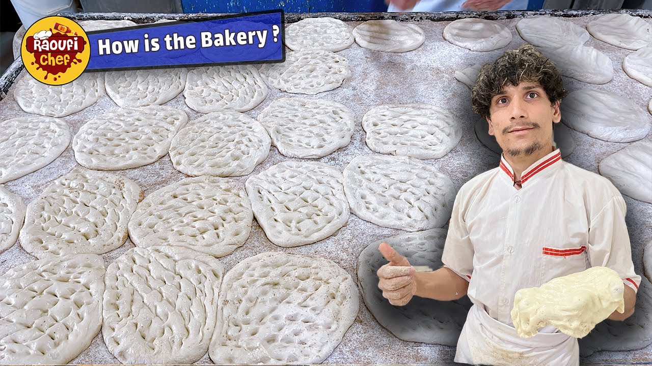 Wow Master Baker of barbari bread , Watch how he Bake Traditional Persian Bread in Iran