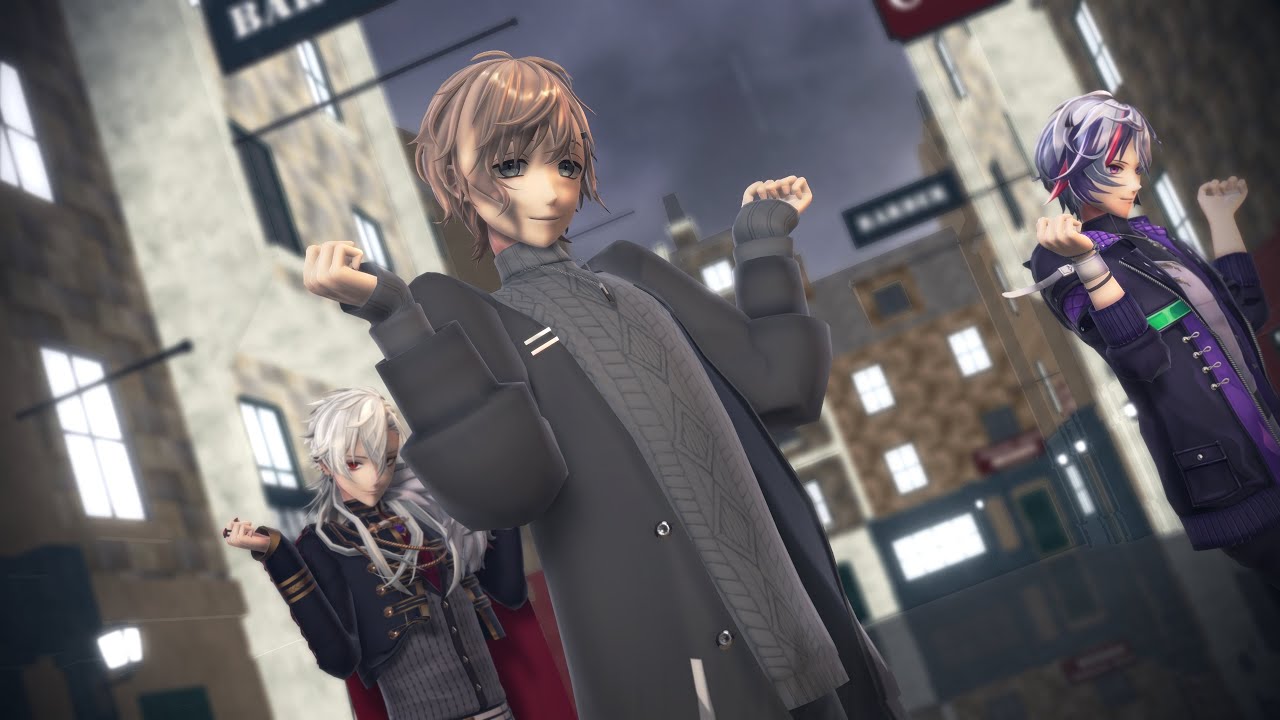 【にじさんじ　MMD】Girls【叶、葛葉、不破湊】 4K