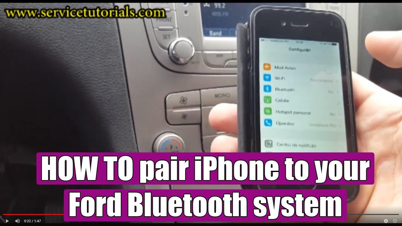 TUTORIAL: How to pair iPhone to your Ford Bluetooth system in 5 easy steps!