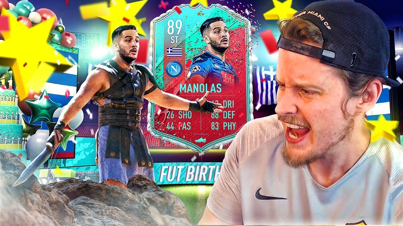 CAN HE PLAY STRIKER?! 89 FUT BIRTHDAY MANOLAS PLAYER REVIEW! FIFA 20 Ultimate Team