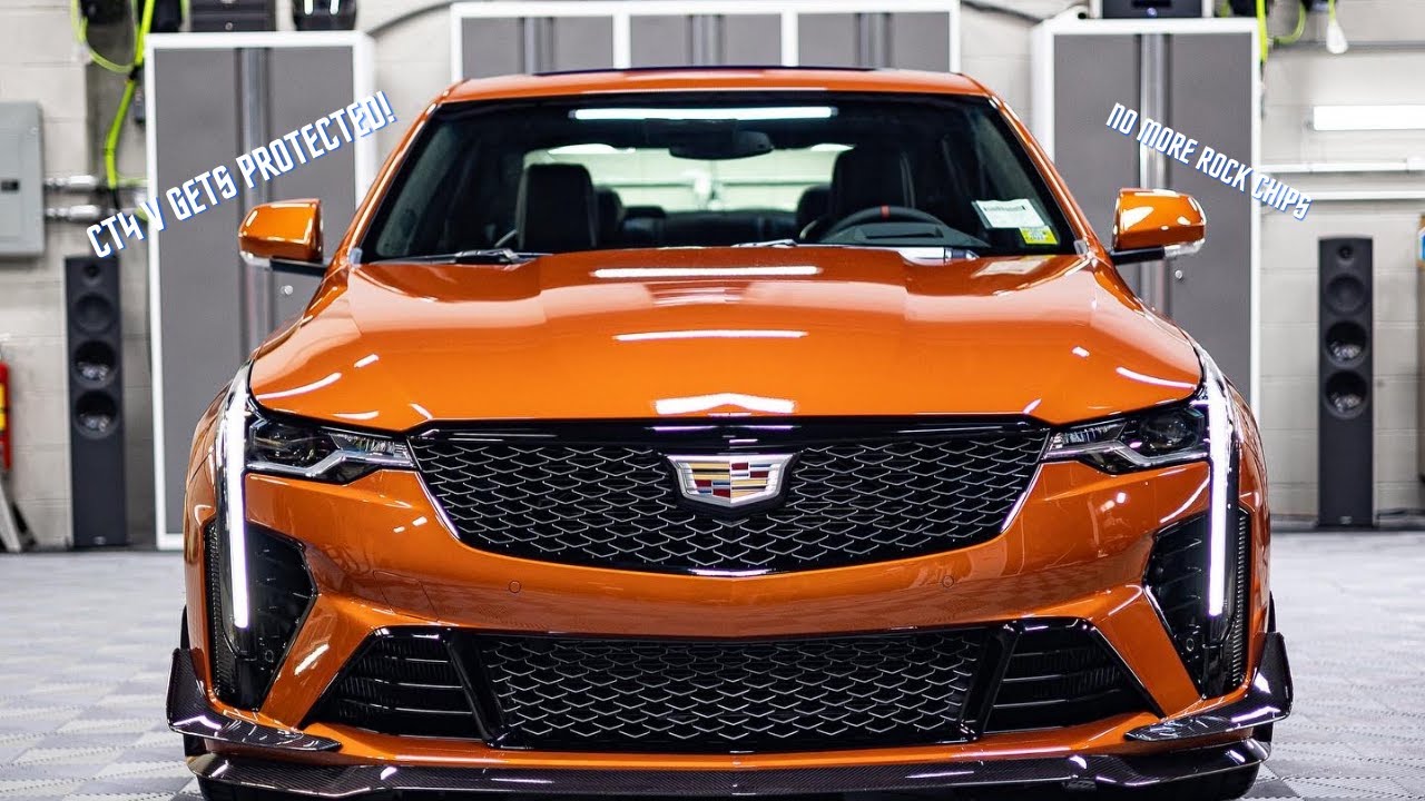 Cadillac CT4 V Blackwing gets PPF and Ceramic Coating
