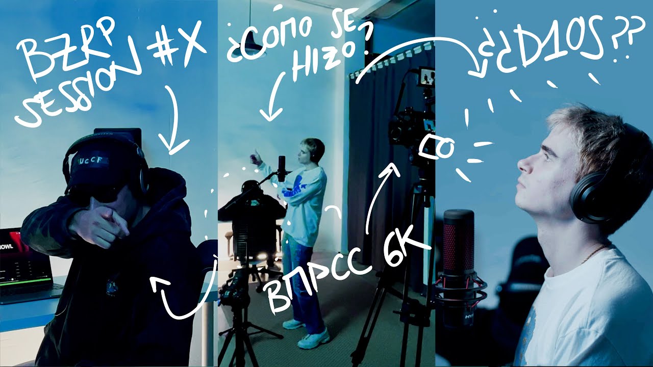 C&oacute;mo GRABA #BIZARRAP una BZRP Music Session 📽 | + BONUS&nbsp;efecto&nbsp;D10S&nbsp;⚡