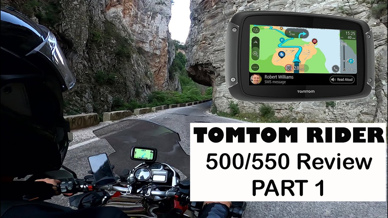 TomTom Rider 500/550 Unboxing Setup & Review Part 1