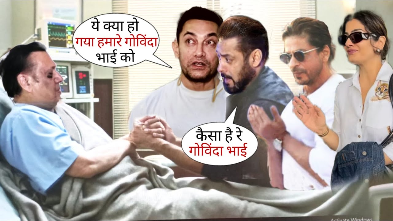 Aamir, Raveena Tandon, Salman Khan and Many Arrived for Ask Govinda Health after Misfire