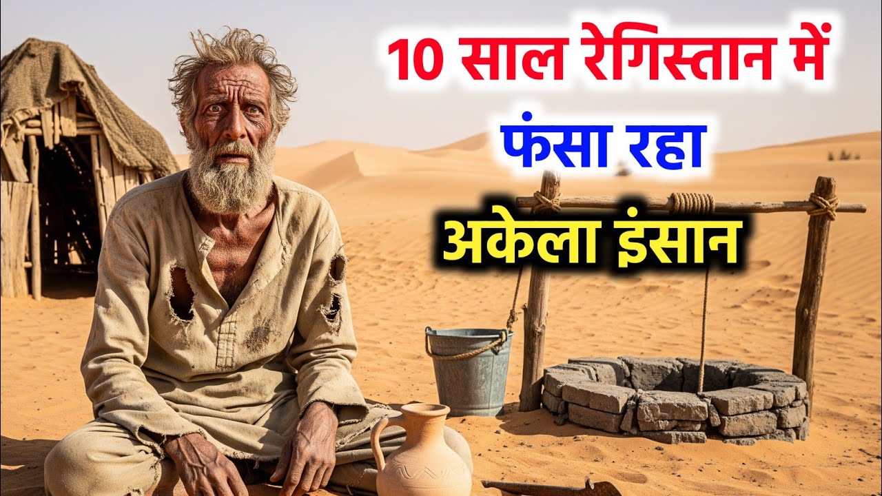 10 साल रेगिस्तान में फसा रहा अकेला इनसान।10 years survival story 