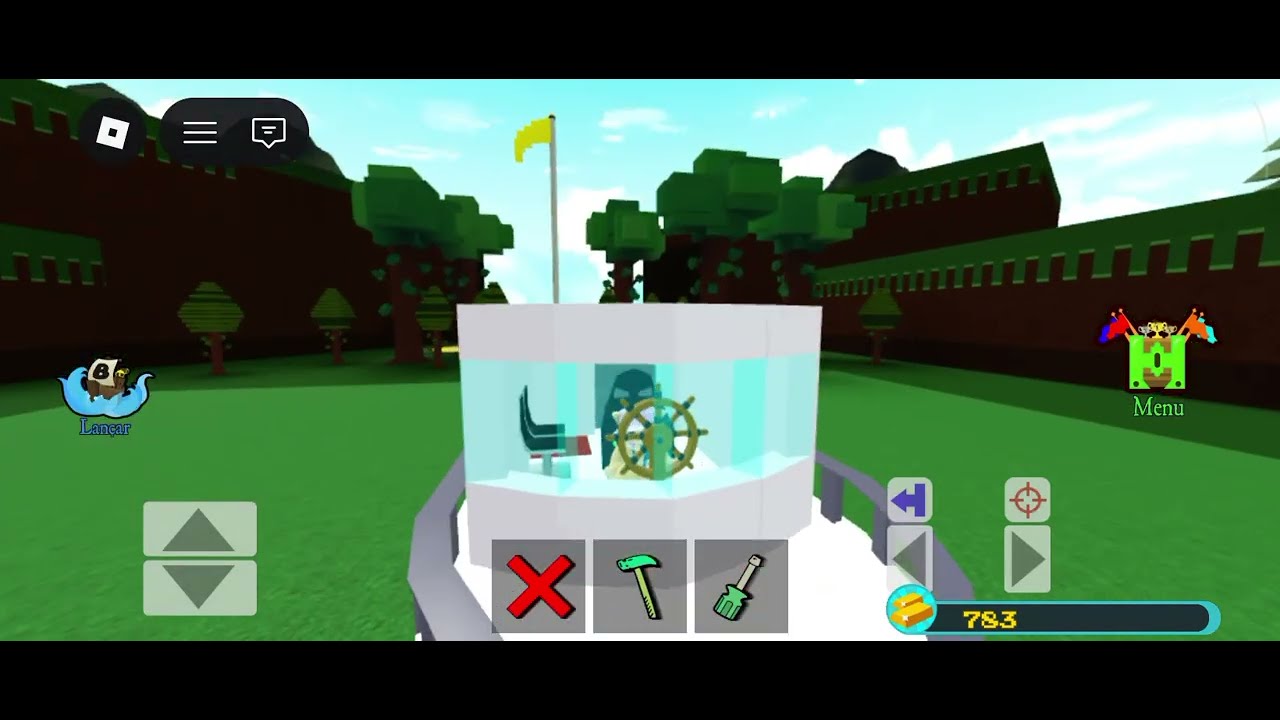 Jogando Build a Boat (Roblox)