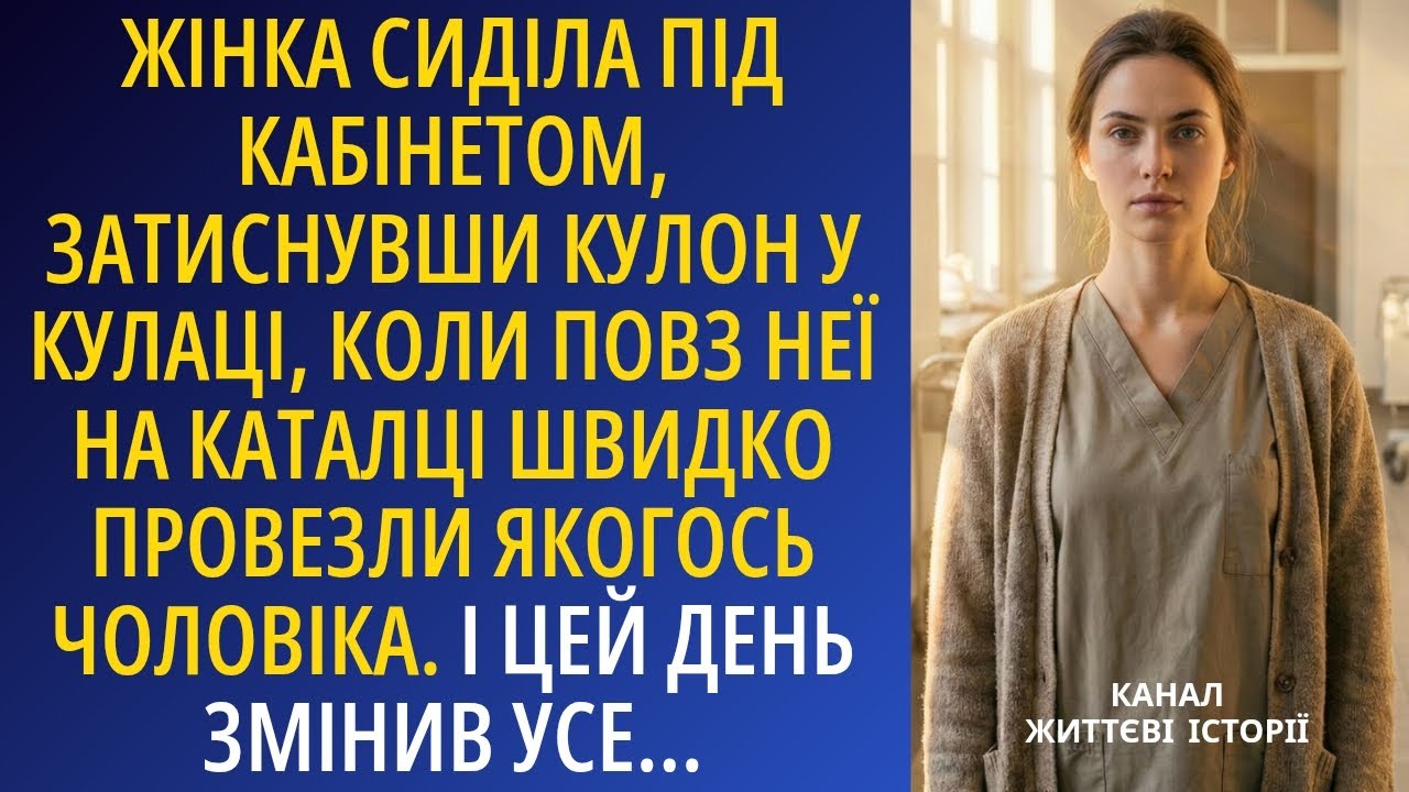 Жінка сиділа під кабінетом лікаря, коли повз неї на каталці швидко повезли якогось чоловіка