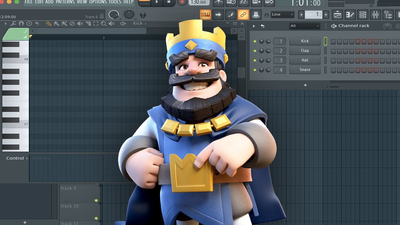 Как создать бит в стиле Clash Royale