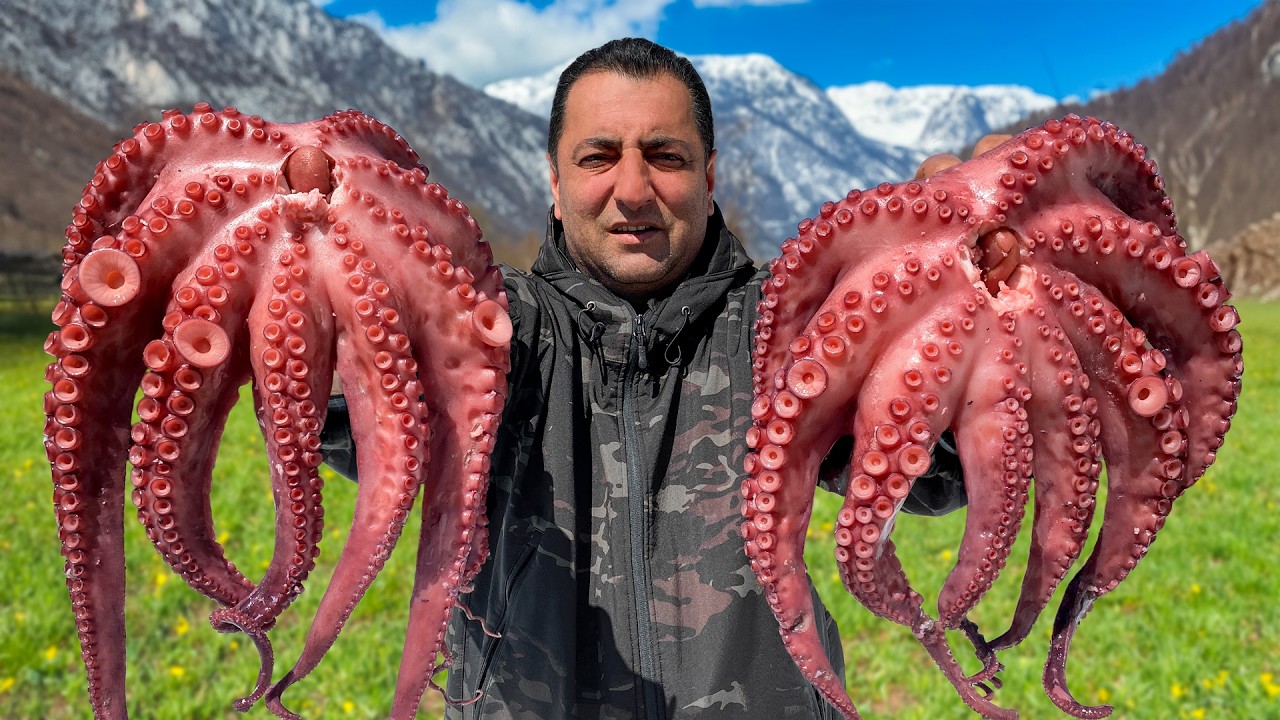 ¿Cómo Cocinar PULPO Jugoso Con Verduras? Una receta muy sabrosa para cocinar marisco