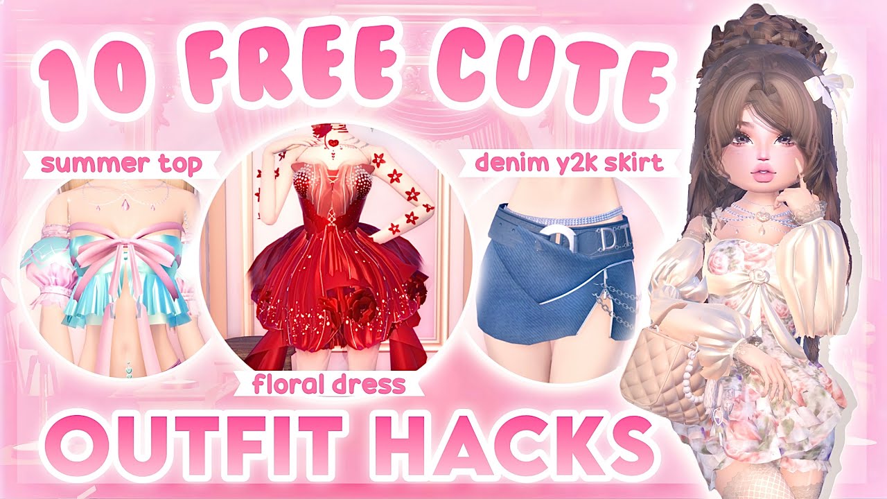 10 МИЛЫХ *БЕСПЛАТНЫХ* ХАКОВ С НАРЯДАМИ 🌷✨, ЧТОБЫ ВПЕЧАТЛЯТЬ В ROBLOX