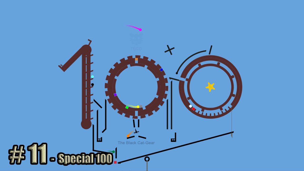 Special 100+ - Algodoo Marble Race