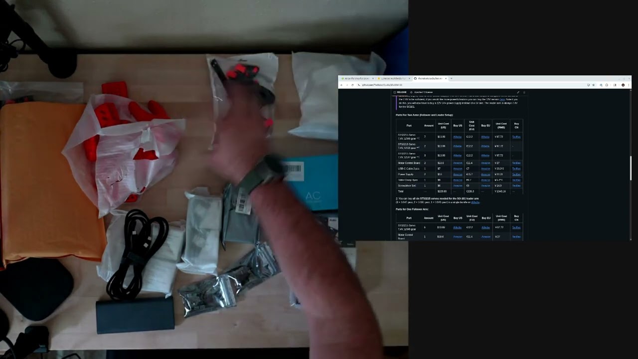 SO-101 Unboxing