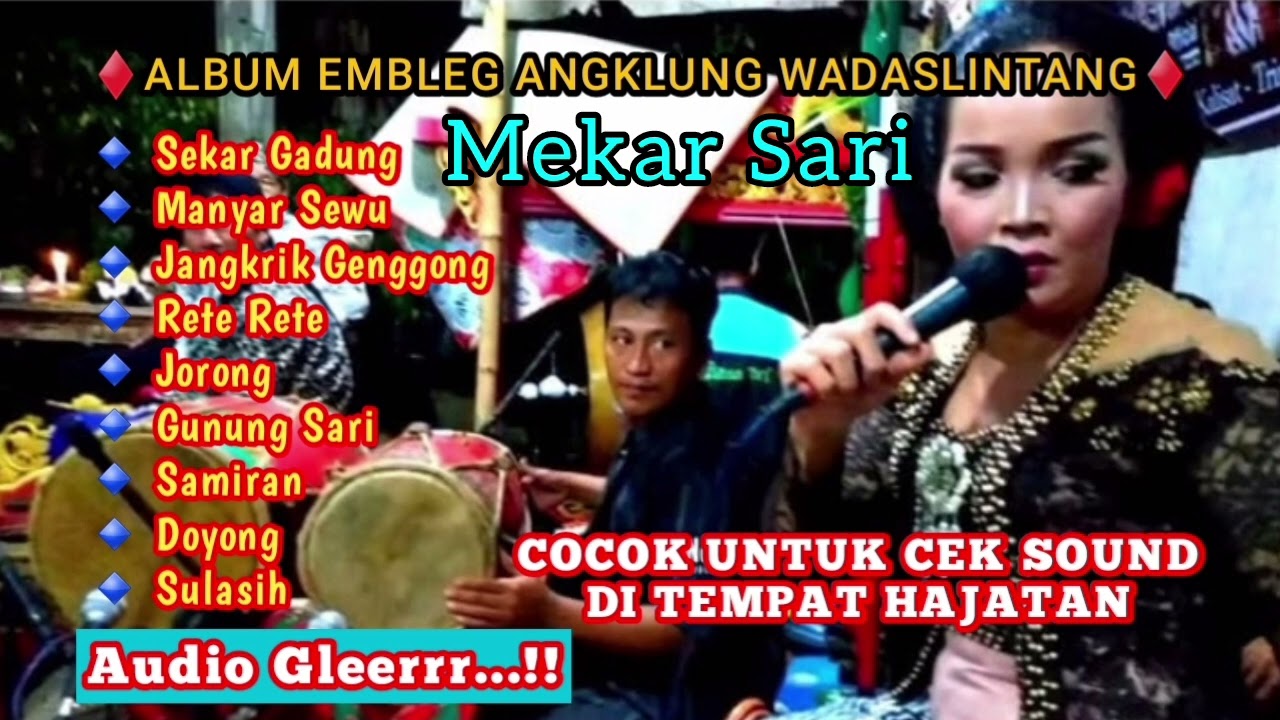 Album Embleg Angklung Wadaslintang Terbaru || Audio Jernih Full Bass #kudakepangwadaslintang