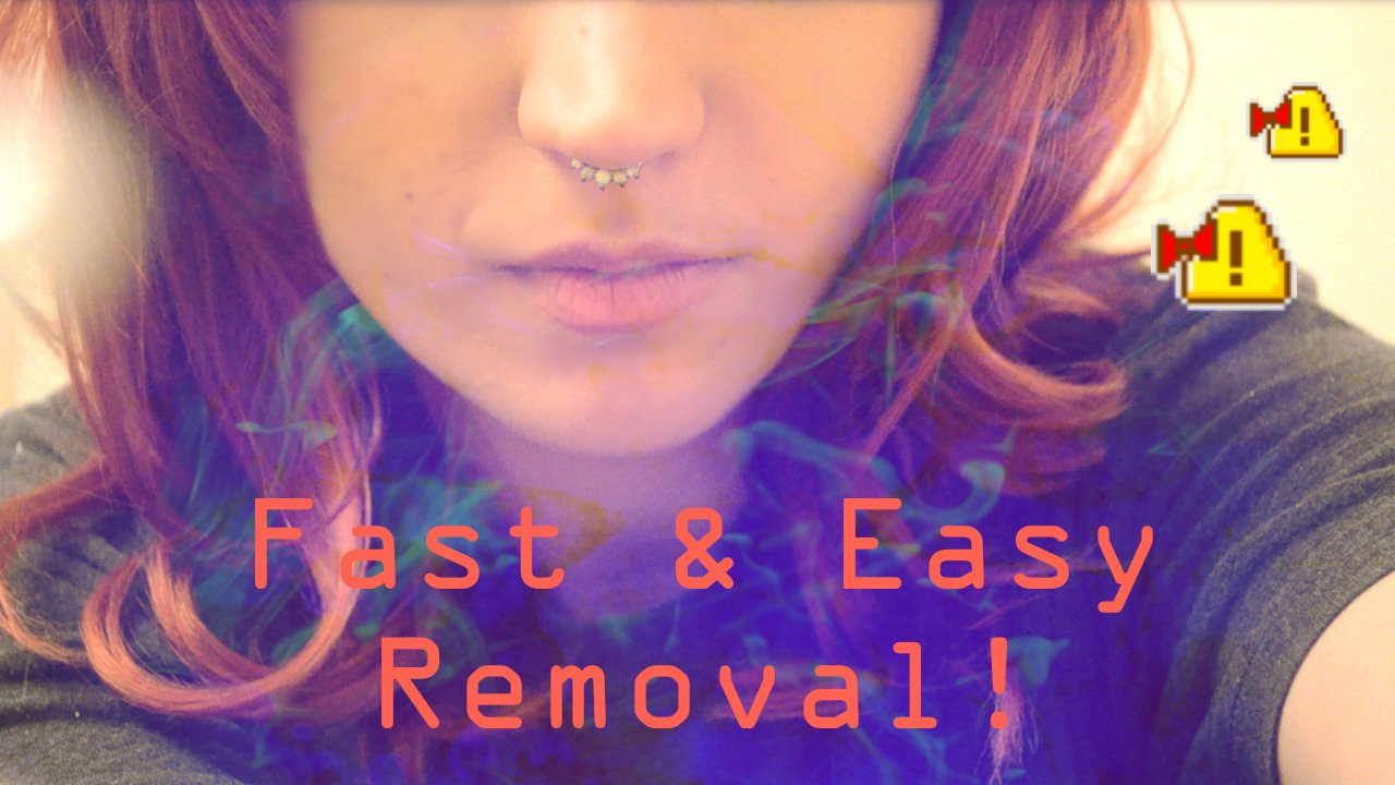 Fastest Way to Remove Septum Clicker!!