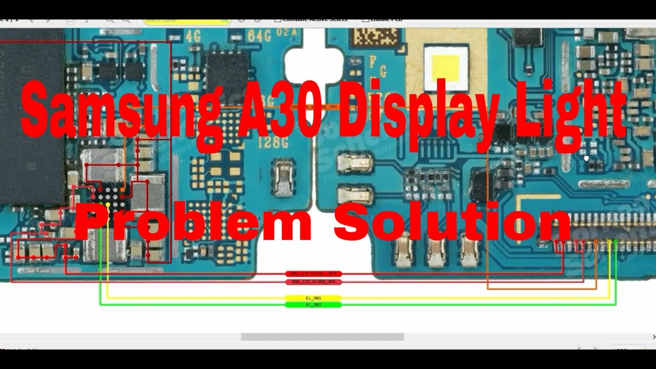 Samsung A30 Display Light Problem Solution 100% Tested|| Borneo Schematic And Hardware Solution