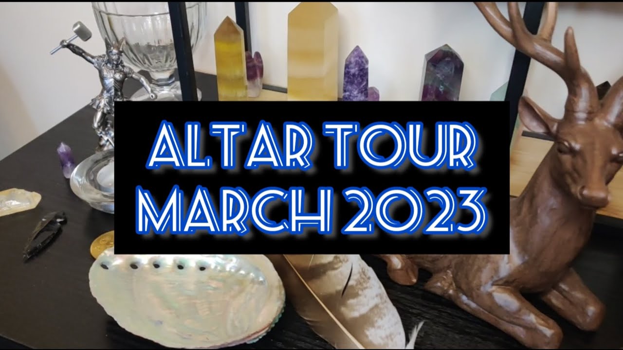 chatty Altar Tour! My witchy space