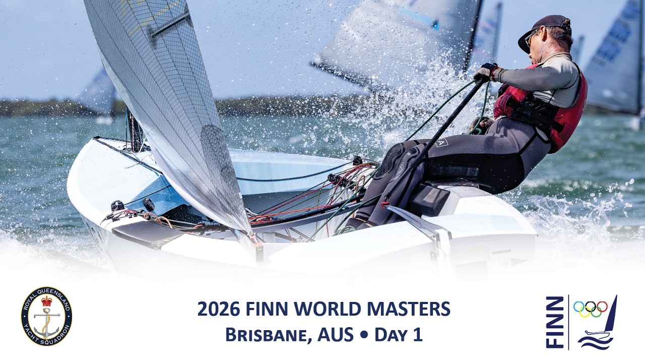 Основные моменты первого дня соревнований Finn World Masters 2026 в Porsche Centre Brisbane