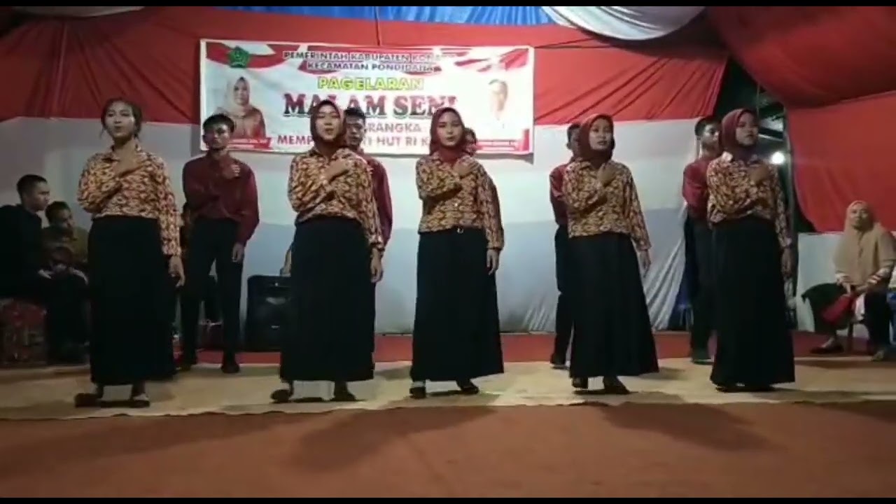 Gebyar Gebyar vocal Grup SMA Negeri 1 Pondidaha.