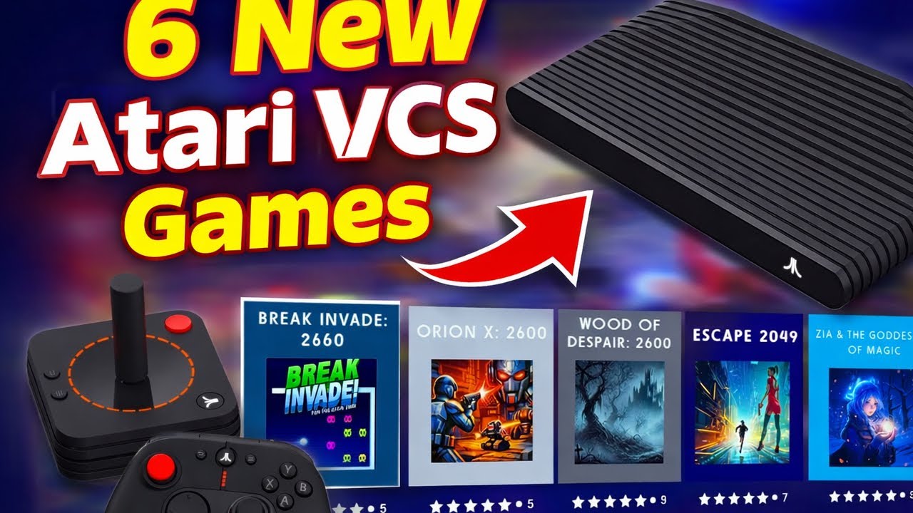 Atari VCS получает 6 НОВЫХ ИГР!