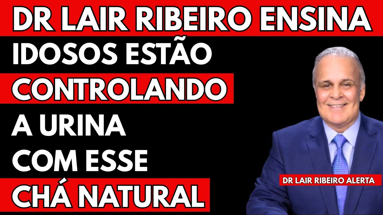 CHÁ NATURAL para segurar a URINA. Chega de escapes urinário.