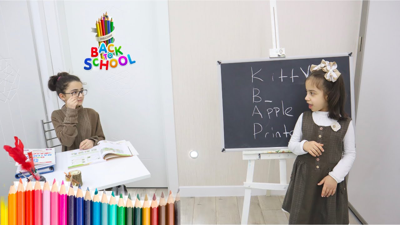 Saliha ve okul arkadaşlığı - Saliha ile Hafsa okul videoları kolleksiyonu