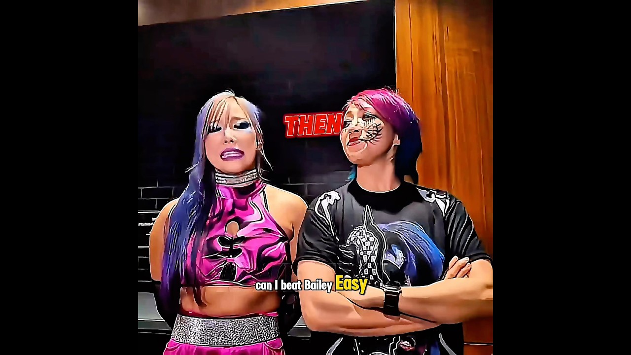 Iyo Sky Helps Rhea Ripley 🤝🔥 | Against Asuka & Kairi Sane | WWE Edit #wwe #short #edit