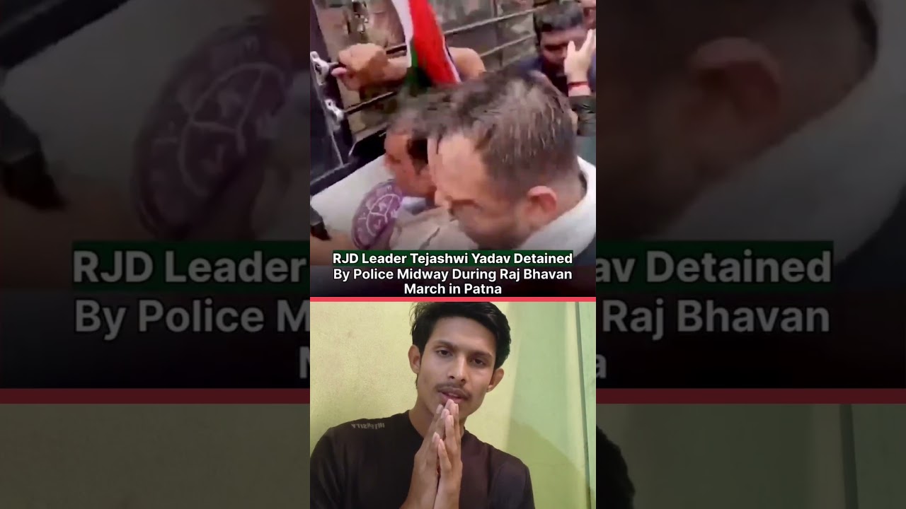 Tejashwi yadav ku Detained kor liya hai 😭#shorts