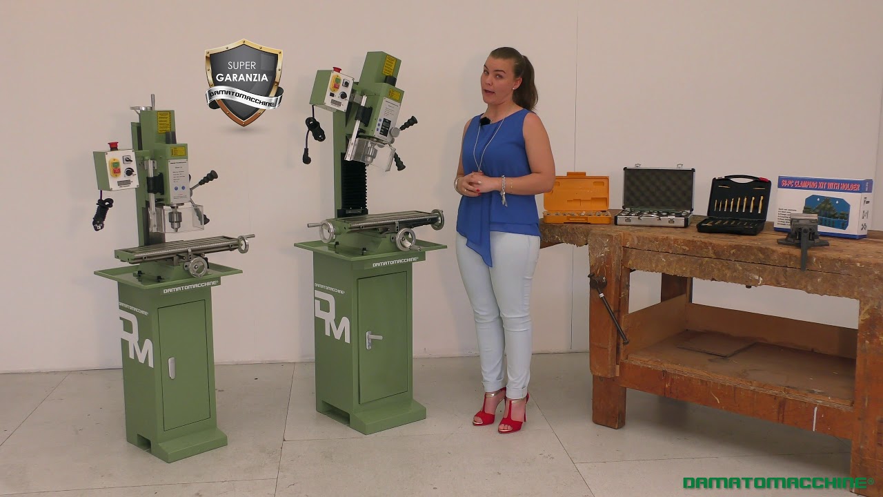 Fresatrici da banco per Metallo Orion 1.6 e Orion 2.0