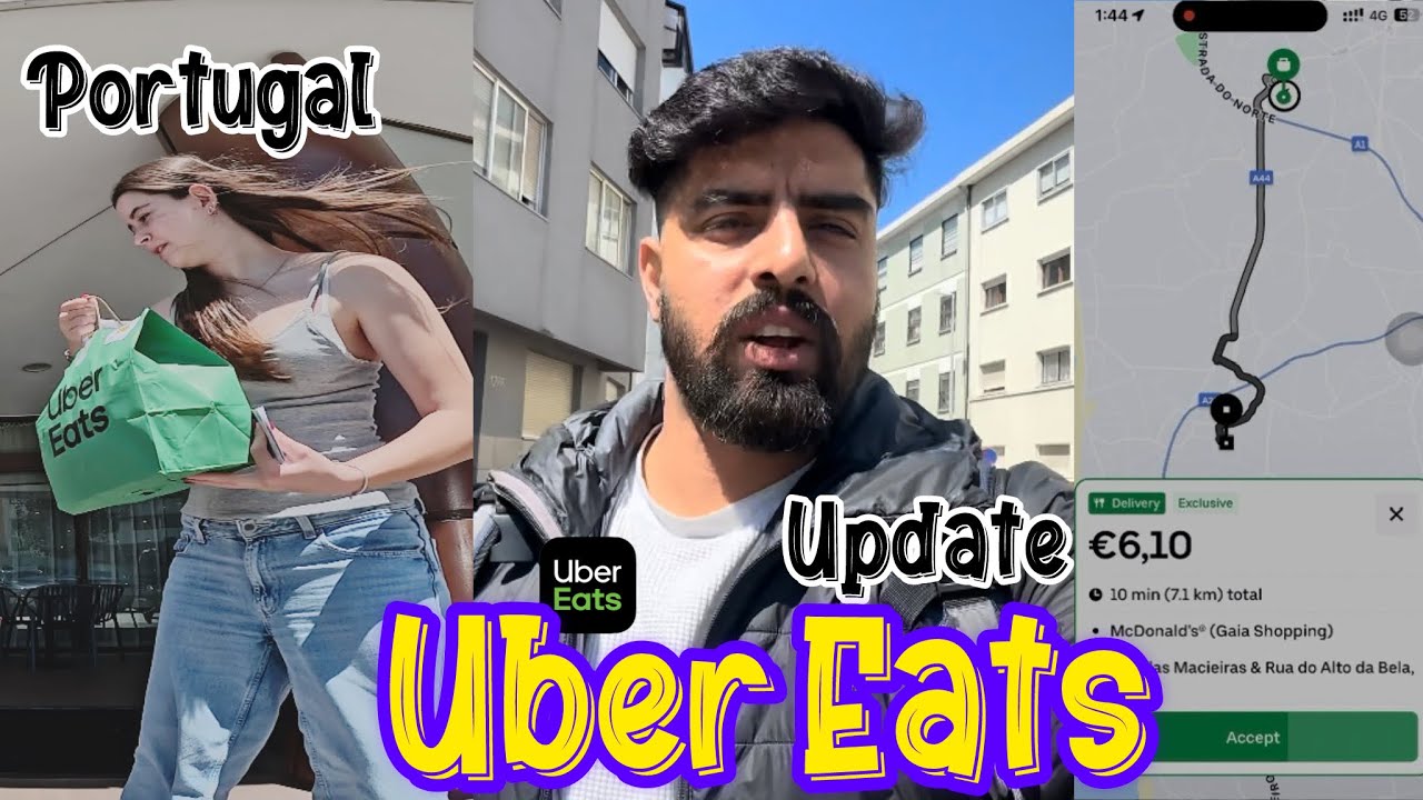 Uber Eats The Realities of Food Delivery Work in Portugal 🇵🇹 | Ghazanfar Vlogs