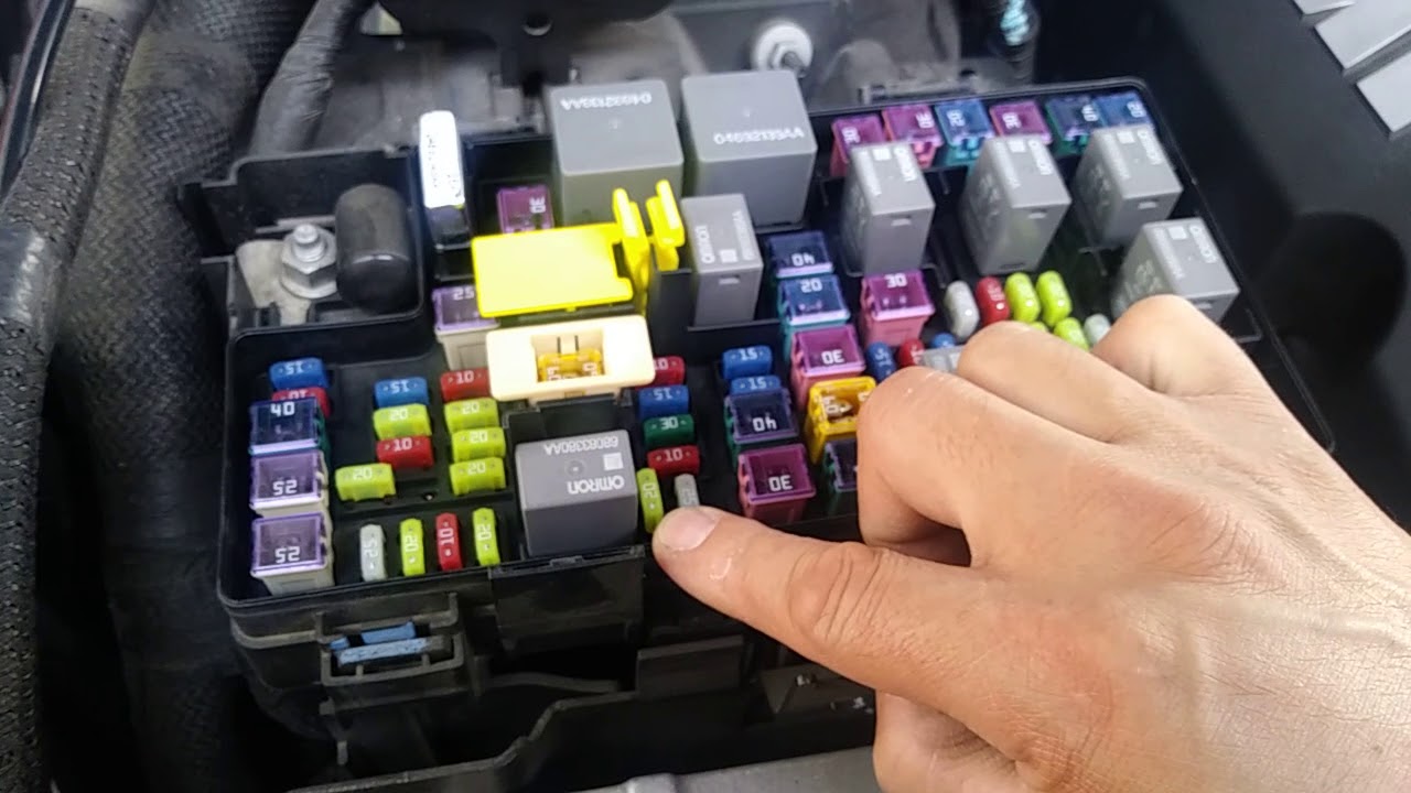 2012 Jeep Grand Cherokee Dodge Durango won't start Fuel pump relay TIPM