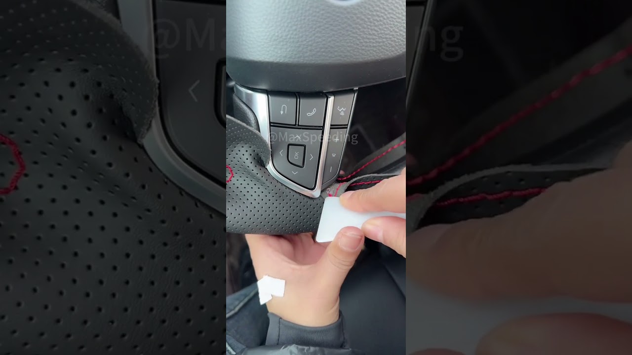 Steering Wheel Cover Kits for Toyota Highlander Sienna 🪡#car #interiordesign #diy #enjoy #relax