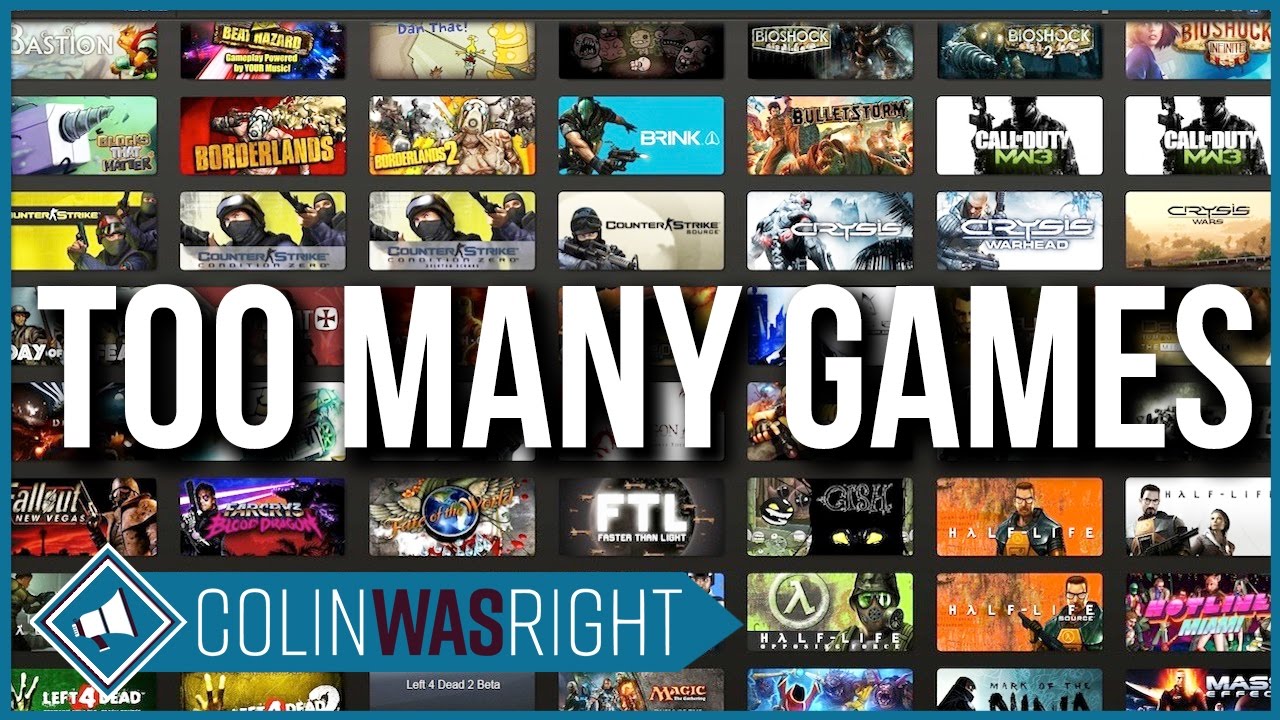 There Are Too Many Games - Colin Was Right