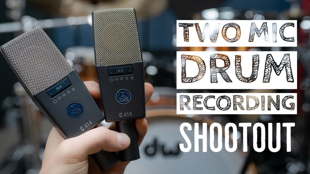 Two Mic Drum Recording Shootout // What's best for recording drums with only two microphones?