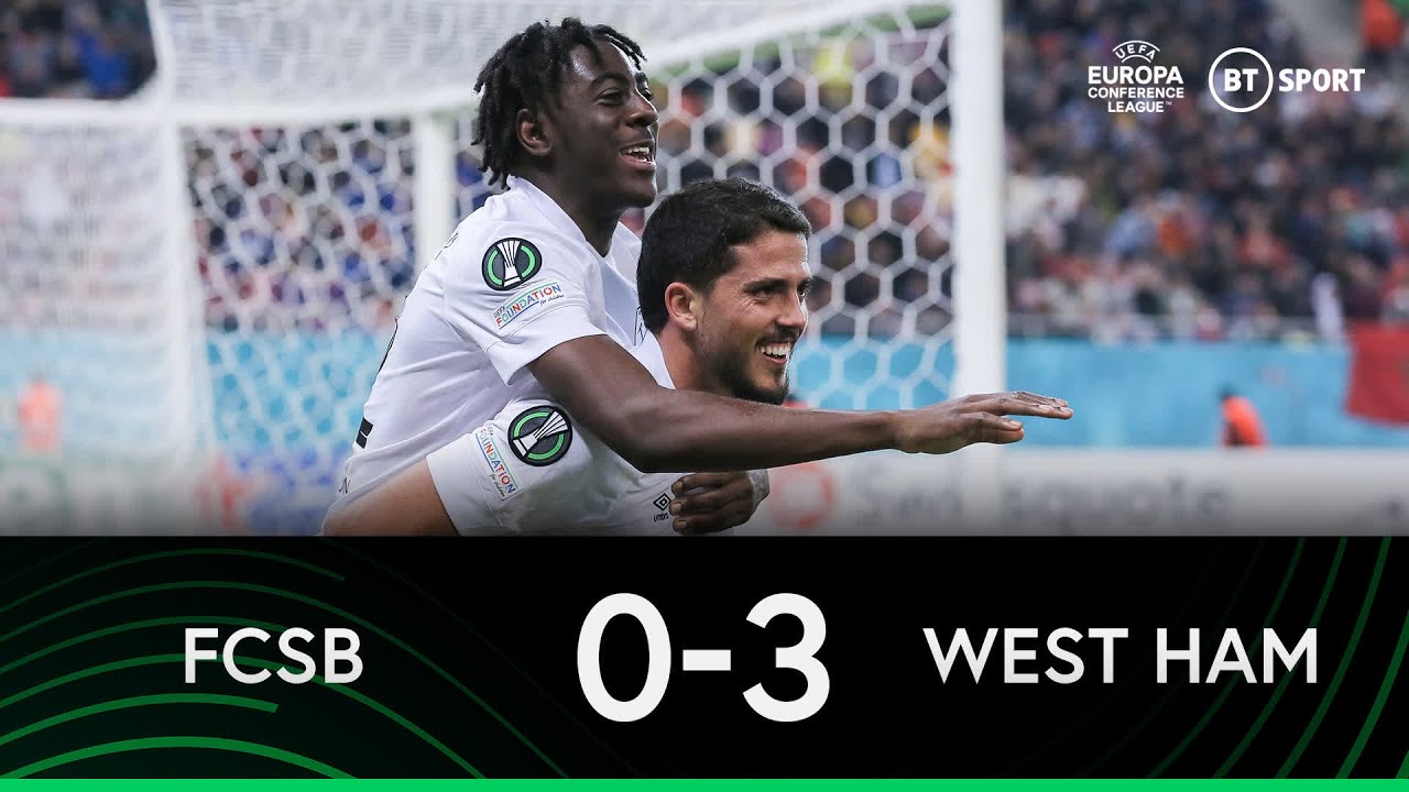 FCSB vs West Ham (0-3) | London side runs riot away from home | Conference League Highlights