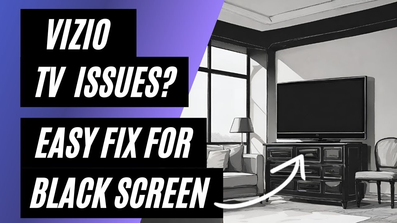 Телевизор Vizio не включается? Простое решение проблемы с чёрным экраном!