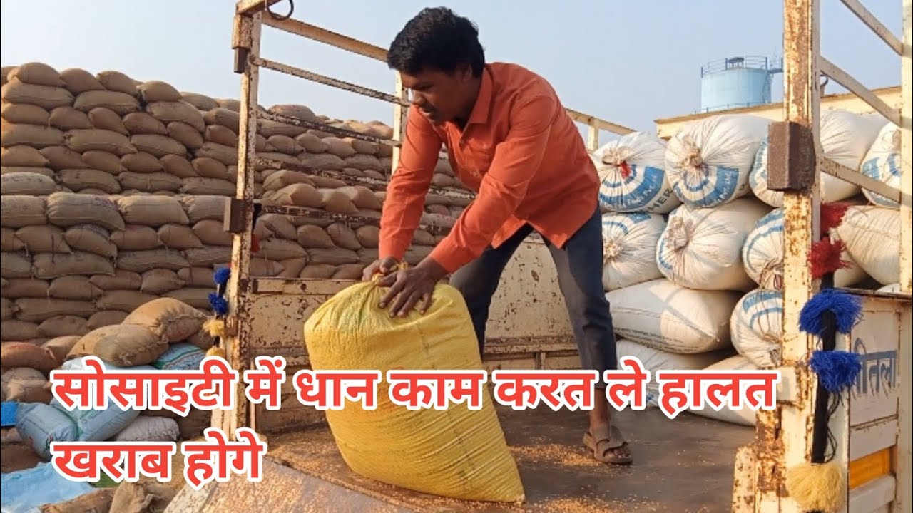सोसाइटी में धान काम करत ले हालत खराब होगे 😌