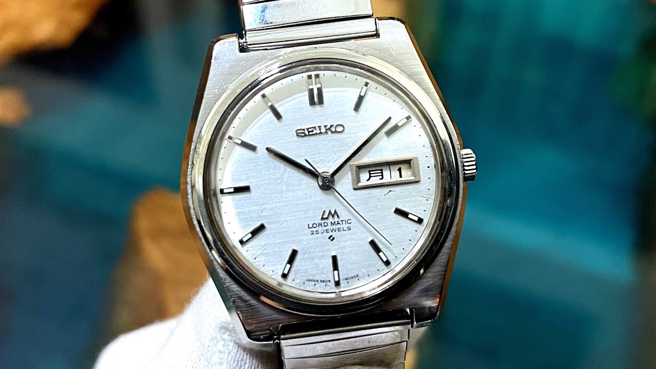 Đồng hồ Vintage Seiko Lord Matic 5606 - 9020 Day Date, đời 1968 | Review đồng hồ nhật | Quang Lâm.